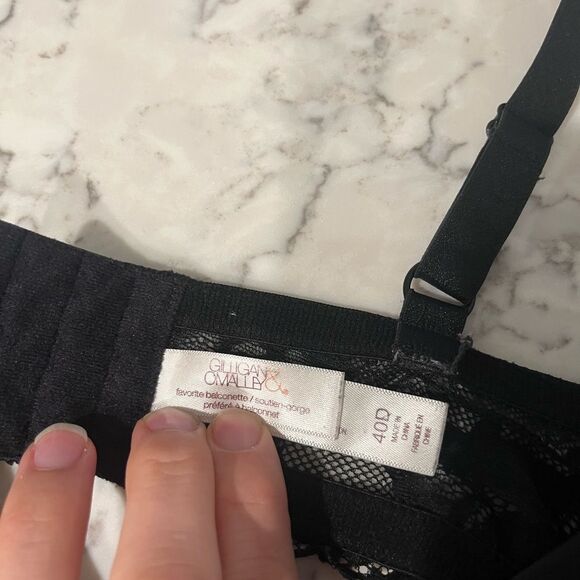 Gilligan O’Malley 40D Bra Black Full Coverage T Shirt Bra Women Intimates - Picture 4 of 5